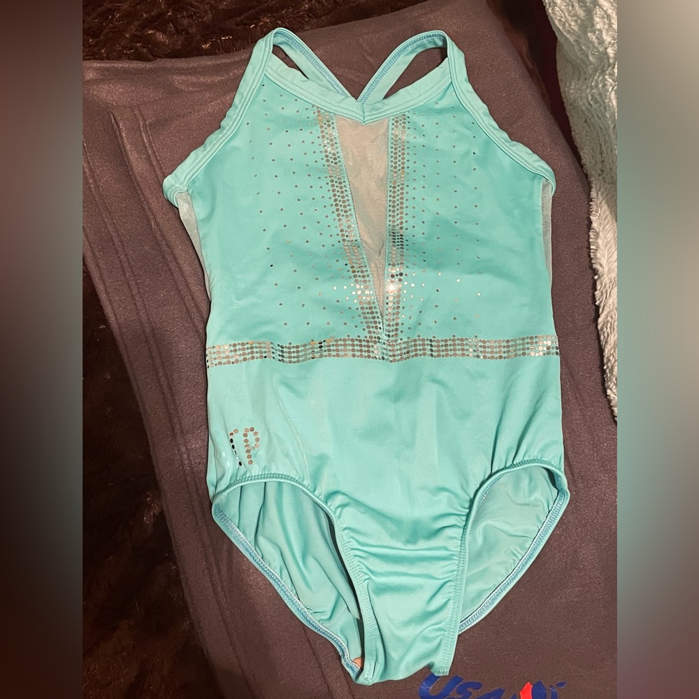 Sylvia P Diamond Days Sz 10 Leotard